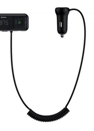 АЗП з FM-модулятором Baseus T typed S-16 wireless MP3 car char...