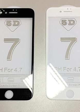 Скло захисне 5D iPhone 6 Plus white