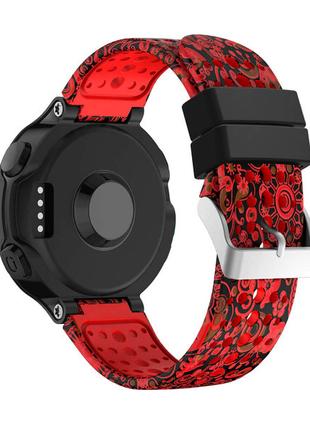 Ремінець для Garmin Universal 16 Camouflage Silicone Band Red ...