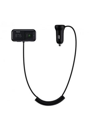 АЗП з FM-модулятором Baseus T Shaped S-16 Car Bluetooth MP3 Pl...