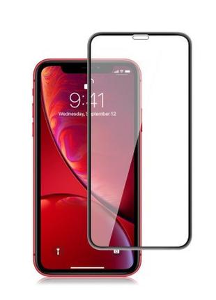 Захисне скло для Apple iPhone 11/XR Black, 0.3 мм, 4D ARC, Люк...