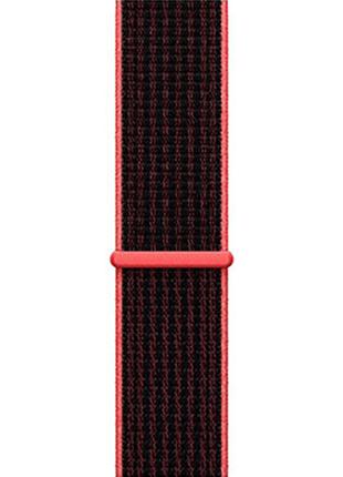 Ремінець для Apple Watch (38-40mm) Sport Loop Nike Black/Red