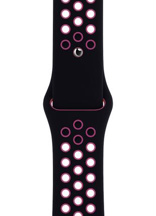 Ремінець для Apple Watch (42-44mm) Nike Sport Band Black/Pink