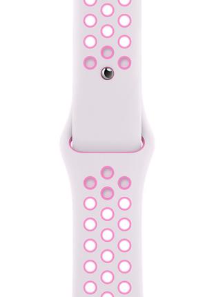 Ремінець для Apple Watch (42-44mm) Nike Sport Band White/Pink