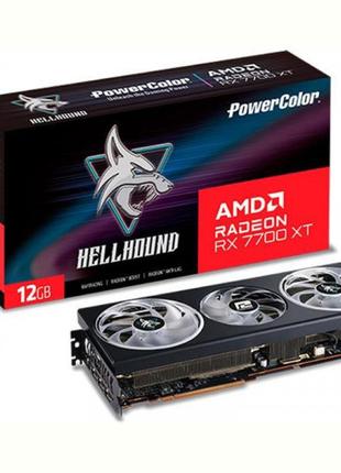 Відеокарта AMD Radeon RX 7700 XT 12 GB GDDR6 Hellhound PowerCo...