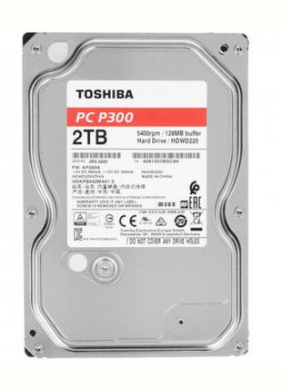 Накопитель HDD SATA 2.0TB Toshiba P300 5400rpm 128MB (HDWD220U...