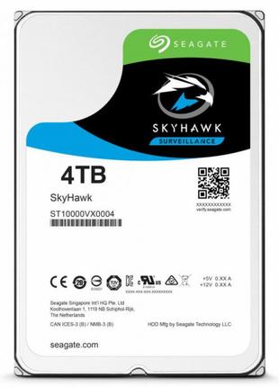 Накопитель HDD SATA 4.0TB Seagate SkyHawk Surveillance 5400rpm...