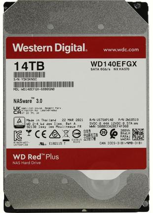 Накопичувач HDD SATA 14.0TB WD Red Plus 7200 rpm 512 MB (WD140...
