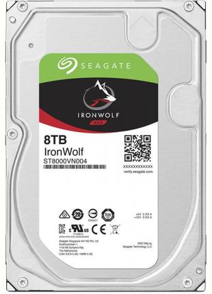 Накопичувач HDD SATA 8.0TB Seagate IronWolf NAS 7200rpm 256MB ...