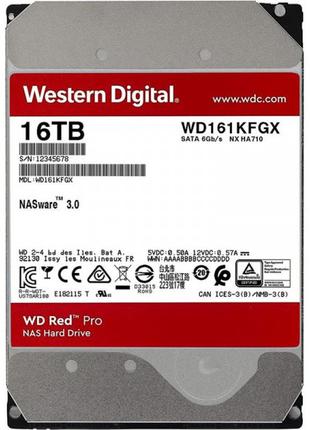 Накопичувач HDD SATA 16.0TB WD Red Pro NAS 7200 rpm 512 MB (WD...