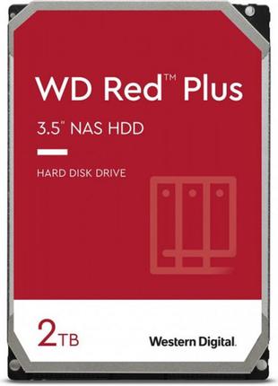 Накопичувач HDD SATA 2.0TB WD Red Plus 5400 rpm 128MB (WD20EFZX)