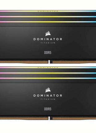 Модуль пам'яті DDR5 2x16GB/6000 Corsair Dominator Titanium RGB...