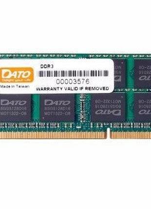 Модуль памяти SO-DIMM 4GB/1600 DDR3 Dato (DT4G3DSDLD16)