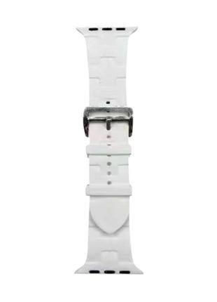 Ремінець для годинника Apple Watch Hermès 42/44/45/49mm 1.White