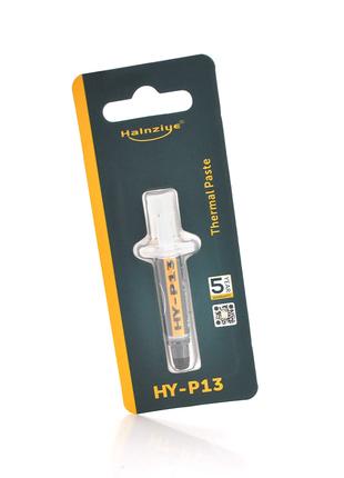 Професійна паста термопровідна HY-P13 0,5g, шприц, PINK, 13,4W...