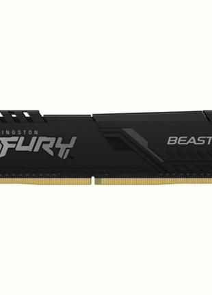 Модуль пам'яті DDR4 8GB/2666 Kingston Fury Beast Black (KF426C...