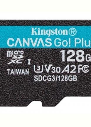 Картка пам'яті MicroSDXC 128 GB UHS-I/U3 Class 10 Kingston Can...