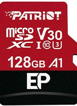 Картка пам'яті MicroSDXC 128 GB UHS-I/U3 Class 10 Patriot EP A...