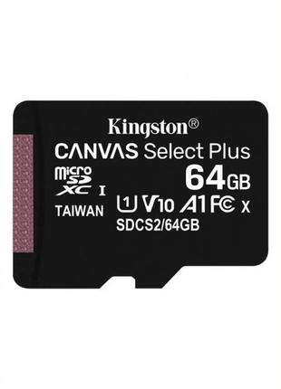 Картка пам'яті MicroSDXC 64 GB UHS-I Class 10 Kingston Canvas ...