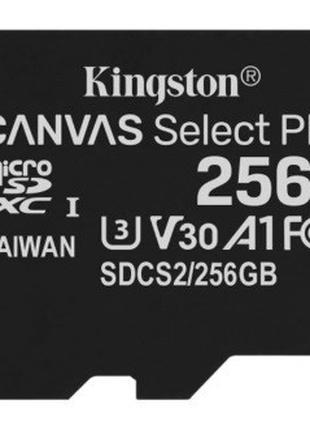 Картка пам'яті MicroSDXC 256 GB UHS-I/U3 Class 10 Kingston Can...