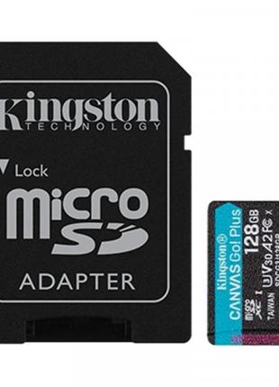 Картка пам'яті MicroSDXC 128 GB UHS-I/U3 Class 10 Kingston Can...