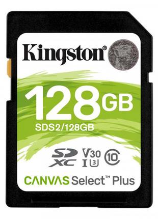 Картка пам'яті SDXC 128 GB UHS-I/U3 Class 10 Kingston Canvas S...