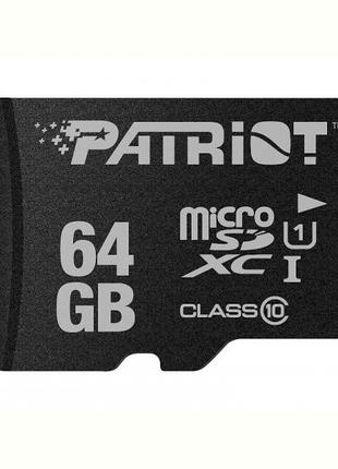 Картка пам'яті MicroSDXC 64 GB UHS-I Class 10 Patriot LX (PSF6...