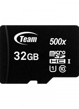 Картка пам'яті MicroSDHC 32 GB UHS-I Class 10 Team (TUSDH32GCL...