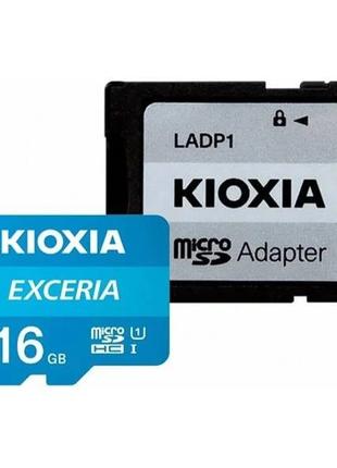 Картка пам'яті MicroSDHC 16 GB UHS-I Class 10 Kioxia Exceria R...