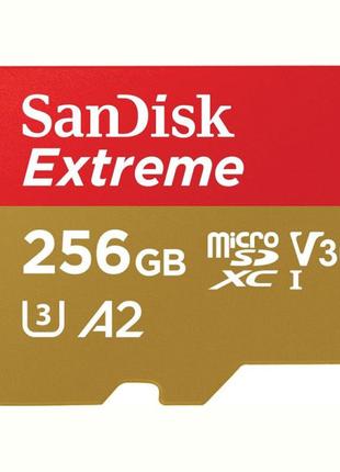 Картка пам'яті MicroSDXC 256 GB C10 UHS-I SanDisk Extreme V30 ...