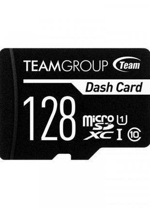 Карта памяти MicroSDXC 128GB UHS-I Class 10 Team Dash Card + S...