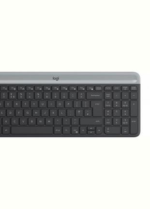 Комплект (клавіатура, миша) бездротовий Logitech MK470 Graphit...
