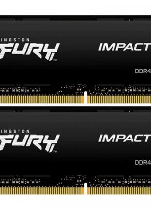 Модуль пам'яті SO-DIMM 2x16 GB/2666 DDR4 Kingston Fury Impact
...