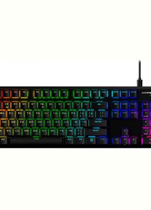 Клавіатура HyperX Alloy Origins Red RGB PBT ENG/RU Black (639N...