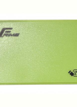 Зовнішня кишеня Frime SATA HDD/SSD 2.5", USB 2.0, Plastic, Gre...