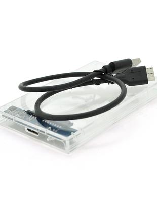 Кишеня ShuoLe U25E30, 2,5" прозорий корпус,інтерфейс USB3.0 SA...