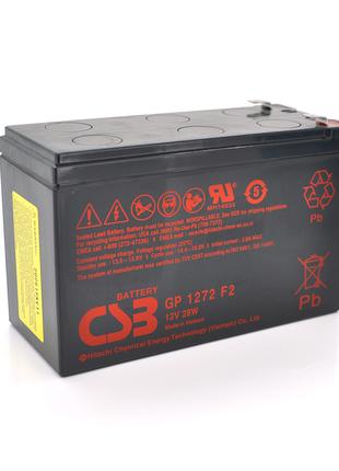 Акумуляторна батарея CSB GP1272F2, 12 V 7,2 Ah (28 W) (151х65х...