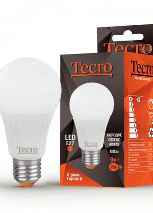 Лампа світлодіодна Tecro 9W E27 4000K (PRO-A60-9W-4K-E27)