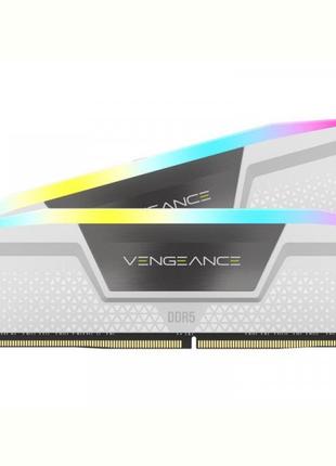 Модуль памяти DDR5 2x32GB/6000 Corsair Vengeance RGB White
(CM...