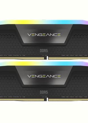 Модуль памяти DDR5 2x16GB/6000 Corsair Vengeance RGB Black
(CM...