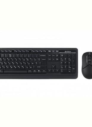 Комплект (клавіатура, миша) бездротовий A4Tech FG1012 Black USB