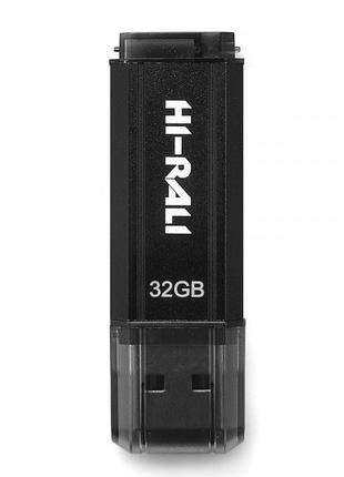 Флешнакопичувач USB 32 GB Hi-Rali Stark Series Black (HI-32GBS...