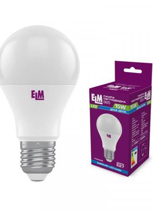 Лампа світлодіодна стандартна ELM 15W E27 6500 K (18-0195)