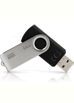 Флеш-накопитель USB3.0 64GB GOODRAM Twister Black (UTS3-0640K0...