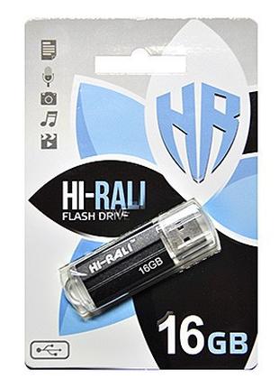 Флешнакопичувач USB 16 GB Hi-Rali Corsair Series Black (HI-16G...