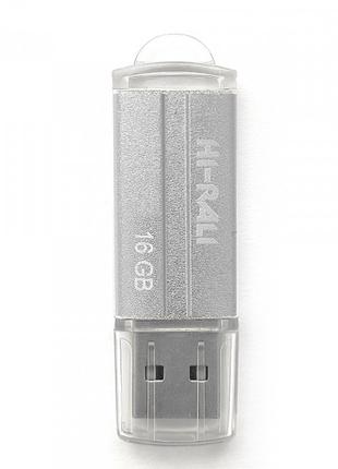 Флешнакопичувач USB 16 GB Hi-Rali Corsair Series Silver (HI-16...