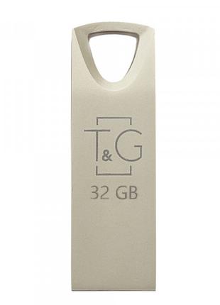 Флешнакопичувач USB 32 GB T&G; 117 Metal Series Silver (TG117S...