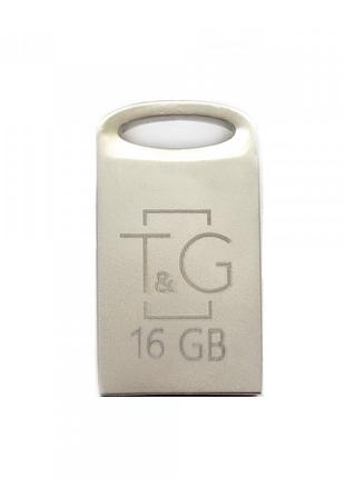 Флешнакопичувач USB 16GB T&G; 105 Metal Series Silver (TG105-16G)