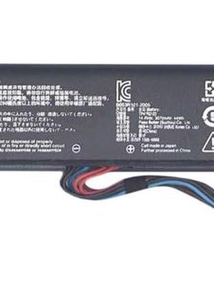 Акумуляторна батарея для ноутбука Asus A41-X550E 15 V Black 25...