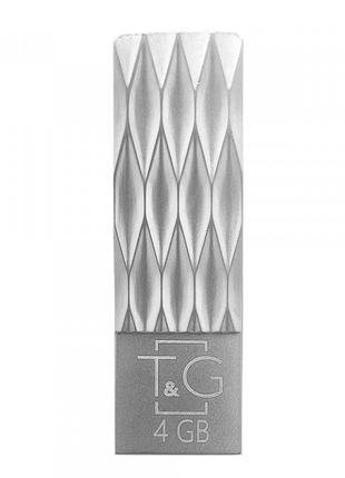 Флеш-накопитель USB 4GB T&G; 103 Metal Series Silver (TG103-4G)